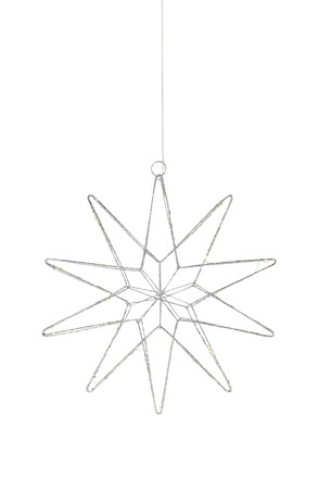 Markslöjd Gleam stříbrná závěsná hvězda