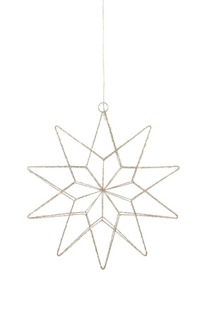 Markslöjd Gleam zlatá závěsná hvězda