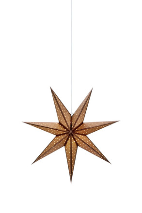 Markslöjd Glitter bronzová závěsná hvězda 45 cm