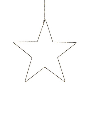 Markslöjd Alpha černá závěsná hvězda 45 cm