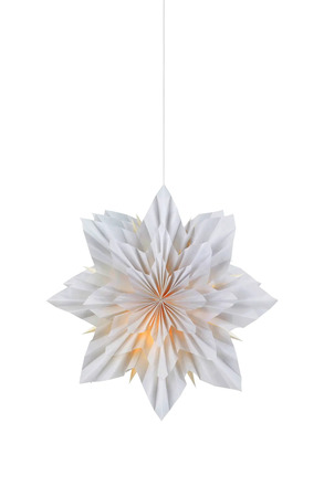 Markslöjd Neela šedá závěsná hvězda 60 cm