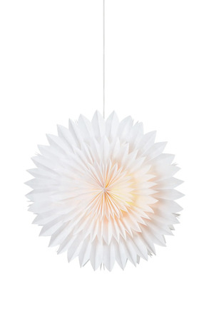 Markslöjd Solina bílá závěsná hvězda 60 cm