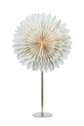 Markslöjd Solina šedá hvězda na stůl 35 cm