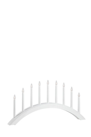 Markslöjd Avento bílý svícen 9 žárovek