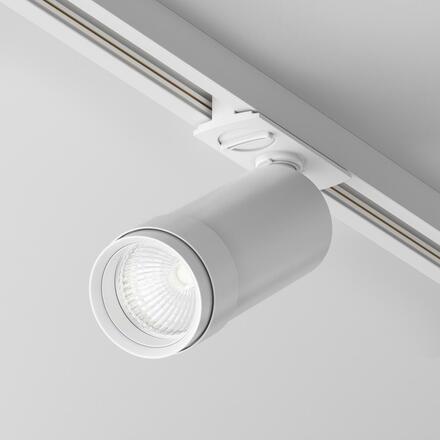 MAYTONI svítidlo pro kolejnicový systém Focus Zoom 1-fázový kolejnicový systém UNITY 4000K 12W TR021-1-12B4K-Z-W