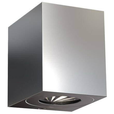 NORDLUX venkovní nástěnné svítidlo Canto Kubi 2 2x6W LED nerez ocel čirá 49711034
