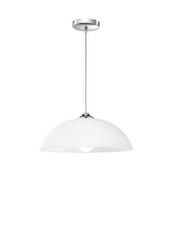 NOVA LUCE závěsné svítidlo VINCA chromovaný kov bílá sklo E27 1x12W 600822