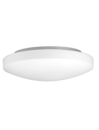 Nova Luce Klasické koupelnové stropní svítidlo Ivi z bílého opálového skla - 1 x 60 W, pr. 260 x 70 mm NV 6100521