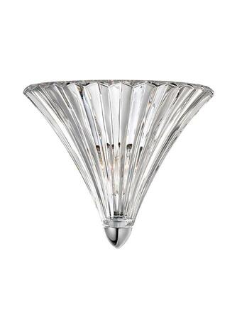 NOVA LUCE nástěnné svítidlo GUSCIO chromovaný kov a čiré sklo E14 1x5W 230V IP20 bez žárovky 6101601