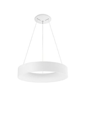 NOVA LUCE závěsné svítidlo RANDO matný bílý hliník a akryl LED 42W 230V 3000K IP20 6167205