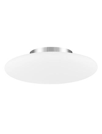 Nova Luce Elegantní stropní svítidlo Pressione v kombinaci chromu a opálového skla - 3 x 60 W, pr. 420 mm NV 620441
