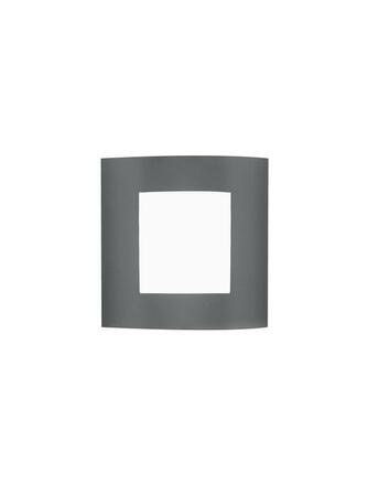 NOVA LUCE venkovní nástěnné svítidlo ZENITH tmavě šedý hliník bílý akrylový difuzor E27 1x12W 220-240V bez žárovky IP44 713514