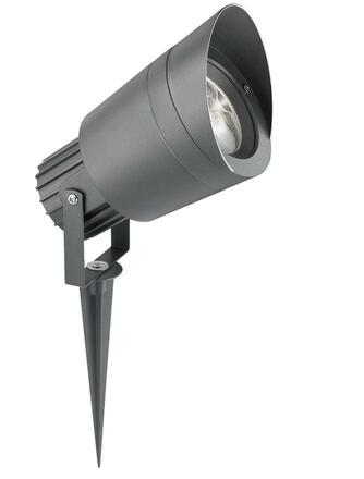 NOVA LUCE venkovní svítidlo s bodcem INSIDE tmavě šedý hliník a sklo GU10 1x7W 220-240V IP54 bez žárovky 767801