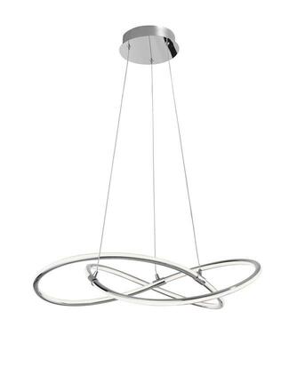 NOVA LUCE závěsné svítidlo MARTINO chromovaný hliník a akryl LED 50W 230V 3000K IP20 8101141
