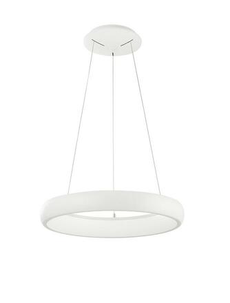 NOVA LUCE závěsné svítidlo ALBI bílý hliník a akryl LED 32W 230V 3000K IP20 stmívatelné 8105618