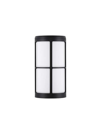 NOVA LUCE venkovní nástěnné svítidlo STONE černý hliník a akryl E27 1x12W 220-240V IP54 bez žárovky 9002851