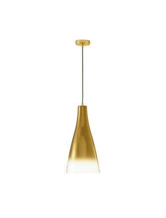 NOVA LUCE závěsné svítidlo LIVTAR zlatý kov sklo s přechodem E27 1x12W 230V IP20 bez žárovky 9009230