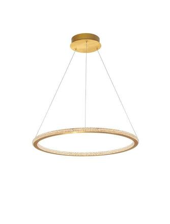 NOVA LUCE závěsné svítidlo CILION zlatý mosazný hliník a akryl LED 48W 230V 2935K IP20 stmívatelné 9011138