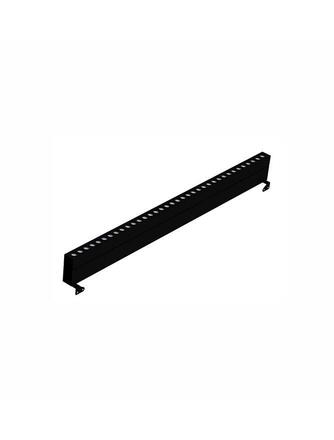 NOVA LUCE WALL WASHER černý hliník a sklo LED Chip Cree 36W 3000K DC24V nastavitelné 30st. IP67 Max Power 300W 9011161