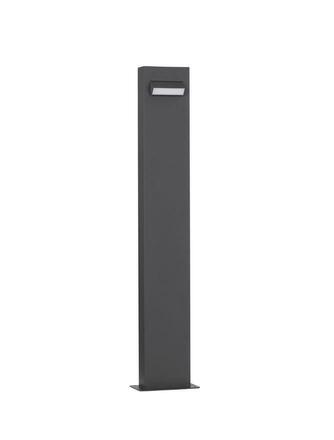 NOVA LUCE venkovní sloupkové svítidlo ZELDA černý hliník a akrylový difuzor proti oslnění LED 6W 3000K 100-240V IP65 9020922