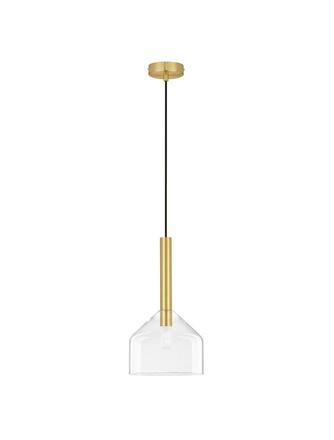 NOVA LUCE závěsné svítidlo AMELIA zlatá a čiré sklo G9 1x5W 230V IP20 bez žárovky 9028830