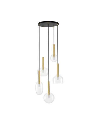NOVA LUCE závěsné svítidlo AMELIA zlatá a čiré sklo G9 5x5W 230V IP20 bez žárovky 9028835