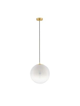NOVA LUCE závěsné svítidlo JIAN mosazný zlatý kov a bílé sklo s přechody E27 1x12W 230V IP20 bez žárovky 9028836
