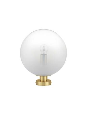NOVA LUCE stropní svítidlo JIAN mosazný zlatý kov a bílé sklo s přechody E27 1x12W 230V IP20 bez žárovky 9028839
