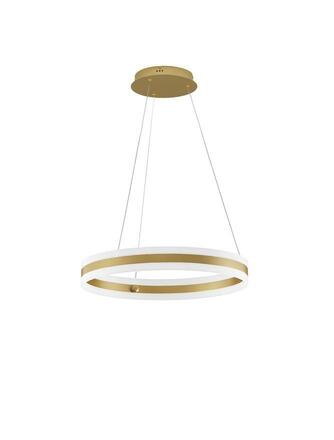 NOVA LUCE závěsné svítidlo AGOS zlatý hliník a akryl LED 75W 230V 3000K IP20 stmívatelné 9054444