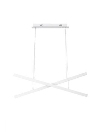 NOVA LUCE závěsné svítidlo X-LINE bílý hliník a akryl LED 40W 230V IP20 3000K stmívatelné 9060910