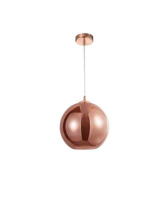 NOVA LUCE závěsné svítidlo NAZIO měděné sklo s přechodem chromovaný hliník E27 1x12W 230V IP20 bez žárovky 9080251
