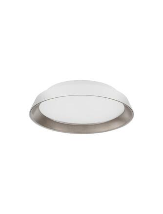 NOVA LUCE stropní svítidlo VELA bílá zvenku kávová hnědá uvnitř hliník a akryl LED 30W 230V CRI 80 3000K IP20 stmívatelné 9081260