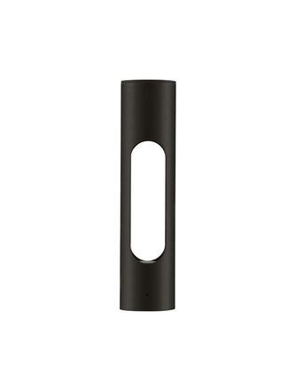 NOVA LUCE venkovní sloupkové svítidlo ELLERY černý hliník a akryl LED 12W 3000K 100-240V IP65 9100916