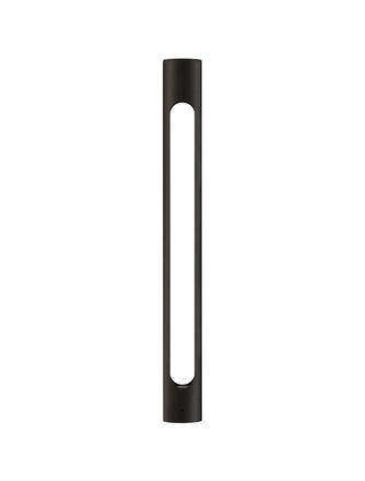 NOVA LUCE venkovní sloupkové svítidlo ELLERY černý hliník a akryl LED 12W 3000K 100-240V IP65 9100918