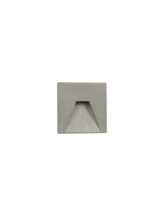 NOVA LUCE venkovní zapuštěné svítidlo do zdi FINLO šedý beton IP65 bez světelného zdroje 9117080