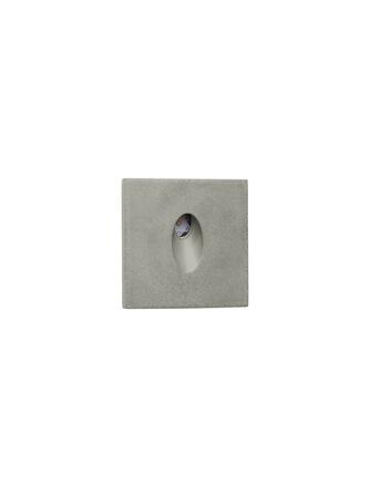 NOVA LUCE venkovní zapuštěné svítidlo do zdi FINLO šedý beton IP65 bez světelného zdroje 9117086