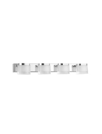 NOVA LUCE nástěnné svítidlo nad zrcadlo SABIA chrom hliník a akryl LED 20W 220-240V 3000K IP44 9122341