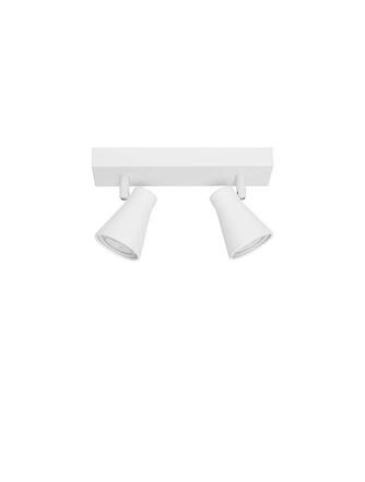 NOVA LUCE bodové svítidlo DUBLIN bílý kov GU10 2x10W 230V IP20 bez žárovky 9155811