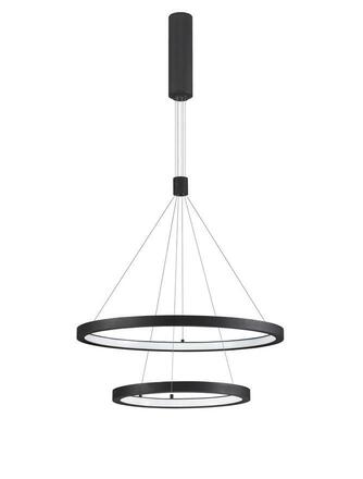 NOVA LUCE závěsné svítidlo EMPATIA černý hliník a akryl LED 60W 230V 3000K IP20 stmívatelné 9172660