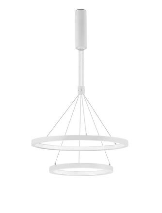 NOVA LUCE závěsné svítidlo EMPATIA bílý hliník a akryl LED 108W 230V 3000K IP20 stmívatelné 9172760
