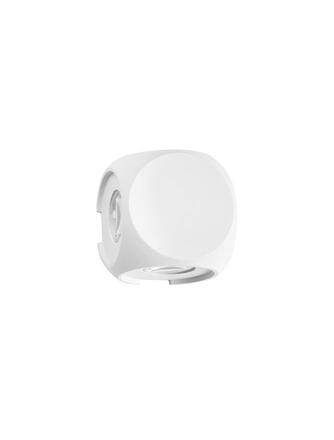 NOVA LUCE venkovní nástěnné svítidlo ZARI bílý hliník a sklo Osram LED 4x1W 3000K 100-240V 4x38st. IP54 světlo ve čtyřech směrech 9226215