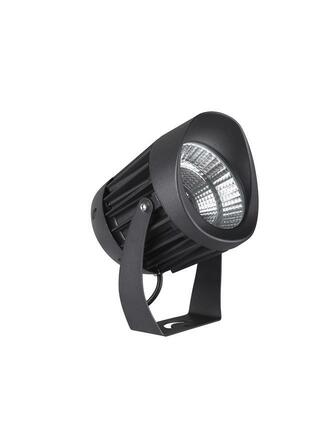 NOVA LUCE venkovní reflektor NORTH černý hliník a sklo LED 20W 3000K 100-240V 38st. IP65 9240678