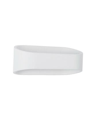 NOVA LUCE venkovní nástěnné svítidlo MILE bílý hliník a sklo LED 9W 3000K 100-240V 155st. IP54 světlo nahoru a dolů 9257871