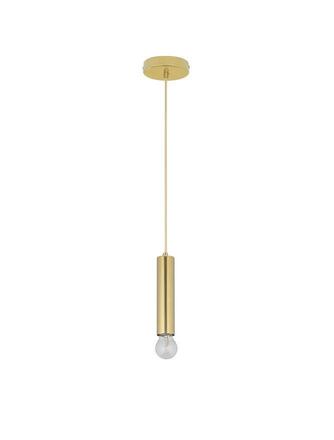 NOVA LUCE závěsné svítidlo NORWAY zlatý hliník zlatý kabel E27 1x12W 230V IP20 bez žárovky 9287946