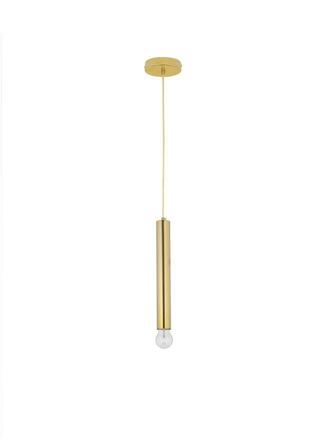 NOVA LUCE závěsné svítidlo NORWAY zlatý hliník zlatý kabel E27 1x12W 230V IP20 bez žárovky 9287947