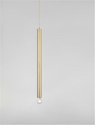 NOVA LUCE závěsné svítidlo NORWAY zlatý hliník zlatý kabel E27 1x12W 230V IP20 bez žárovky 9287949