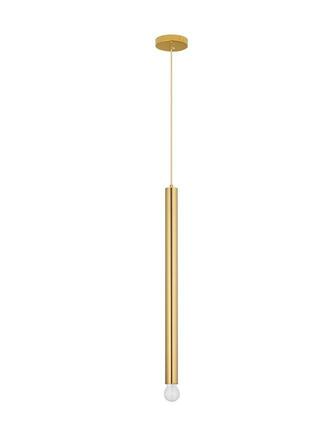 NOVA LUCE závěsné svítidlo NORWAY zlatý hliník zlatý kabel E27 1x12W 230V IP20 bez žárovky 9287949