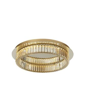 NOVA LUCE stropní svítidlo AURELIA zlatý kov a křišťál LED 19W 230V 3500K IP20 stmívatelné 9333080