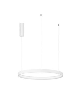 NOVA LUCE závěsné svítidlo PERRINE bílý hliník a akryl LED 42W 230V 3000K IP20 stmívatelné 9345617