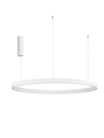NOVA LUCE závěsné svítidlo ELOWEN bílý hliník a silikon LED 100W 3000K stmívatelné 9345667